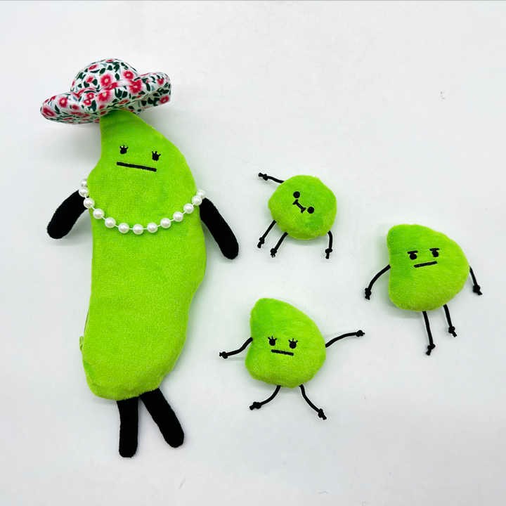 Edamame Family Plush Toys Edamame Family Plush Toys