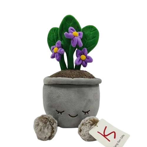 Jucărie de pluș în ghiveci Pluș umplut cu plante
